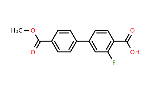 1262004-79-4 | 2-Fluoro-4-(4-methoxycarbonylphenyl)benzoic acid