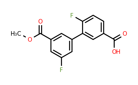 1262004-90-9 | 4-Fluoro-3-(3-fluoro-5-methoxycarbonylphenyl)benzoic acid