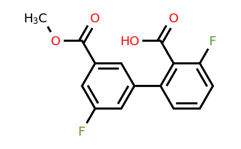 1262004-97-6 | 6-Fluoro-2-(3-fluoro-5-methoxycarbonylphenyl)benzoic acid
