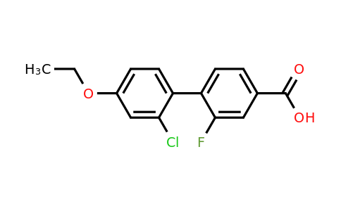 1262005-37-7 | 4-(2-Chloro-4-ethoxyphenyl)-3-fluorobenzoic acid