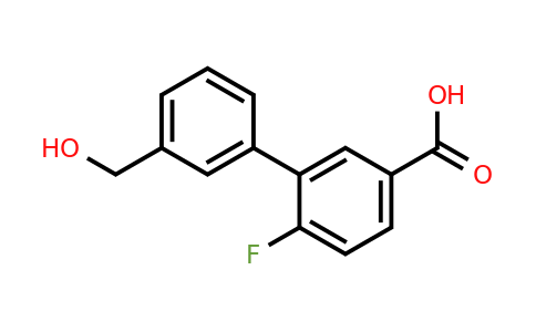1262005-59-3 | 4-Fluoro-3-(3-hydroxymethylphenyl)benzoic acid