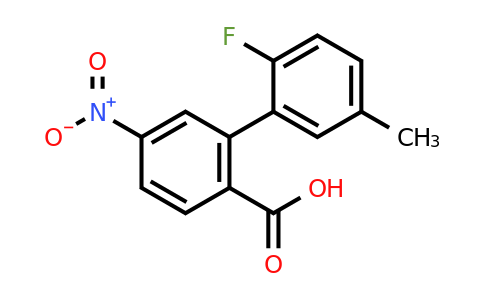 1262005-73-1 | 2-(2-Fluoro-5-methylphenyl)-4-nitrobenzoic acid