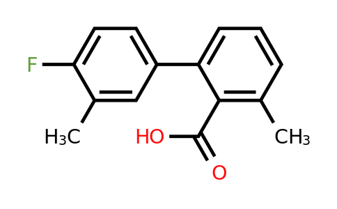 1262005-76-4 | 2-(4-Fluoro-3-methylphenyl)-6-methylbenzoic acid