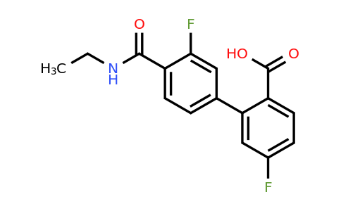 1262005-78-6 | 2-[4-(Ethylcarbamoyl)-3-fluorophenyl]-4-fluorobenzoic acid