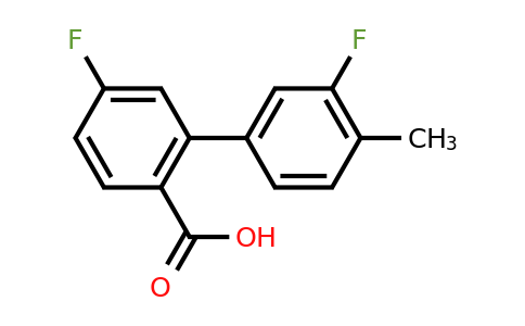 1262005-79-7 | 4-Fluoro-2-(3-fluoro-4-methylphenyl)benzoic acid