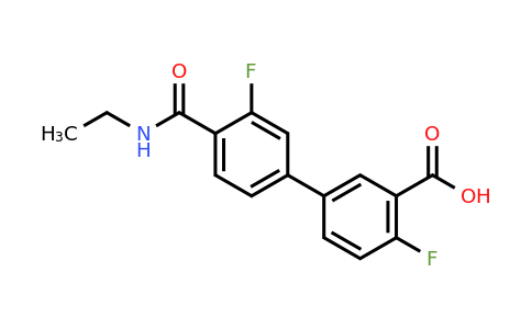 1262005-82-2 | 5-[4-(Ethylcarbamoyl)-3-fluorophenyl]-2-fluorobenzoic acid