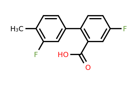 1262005-83-3 | 5-Fluoro-2-(3-fluoro-4-methylphenyl)benzoic acid