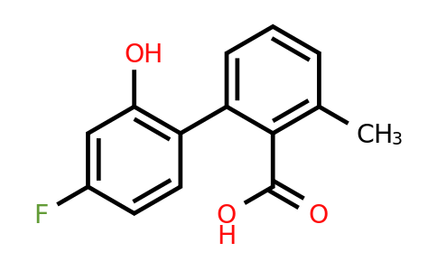 1262005-84-4 | 2-(4-Fluoro-2-hydroxyphenyl)-6-methylbenzoic acid