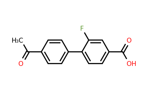 1262005-90-2 | 4'-Acetyl-2-fluoro-[1,1'-biphenyl]-4-carboxylic acid