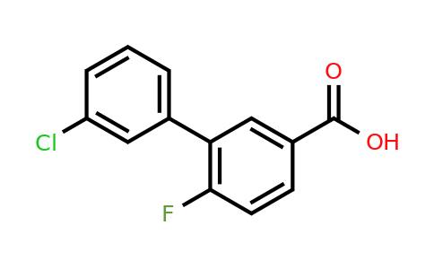 1262005-93-5 | 3'-Chloro-6-fluoro-[1,1'-biphenyl]-3-carboxylic acid