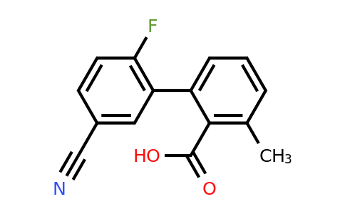 1262006-00-7 | 2-(5-Cyano-2-fluorophenyl)-6-methylbenzoic acid