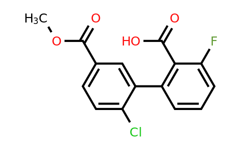 1262006-07-4 | 2-(2-Chloro-5-methoxycarbonylphenyl)-6-fluorobenzoic acid