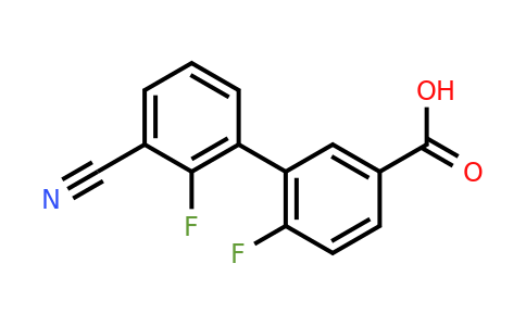 1262006-11-0 | 3-(3-Cyano-2-fluorophenyl)-4-fluorobenzoic acid