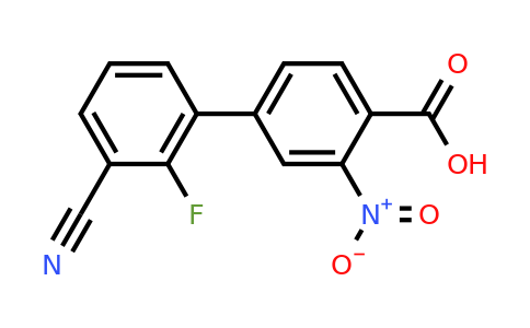 1262006-15-4 | 4-(3-Cyano-2-fluorophenyl)-2-nitrobenzoic acid