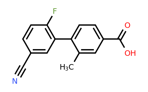 1262006-23-4 | 4-(5-Cyano-2-fluorophenyl)-3-methylbenzoic acid