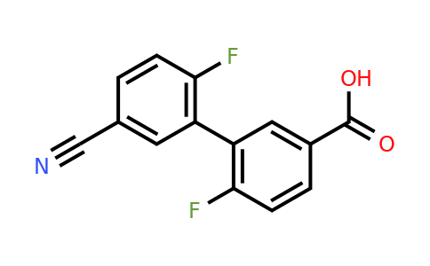 1262006-27-8 | 3-(5-Cyano-2-fluorophenyl)-4-fluorobenzoic acid