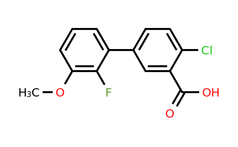 1262006-36-9 | 2-Chloro-5-(2-fluoro-3-methoxyphenyl)benzoic acid