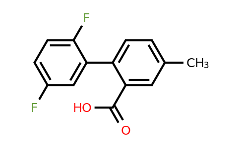 1262006-38-1 | 2-(2,5-Difluorophenyl)-5-methylbenzoic acid
