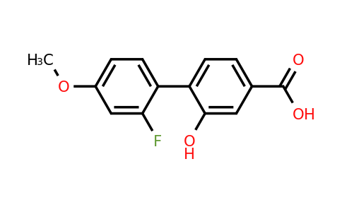 1262006-41-6 | 4-(2-Fluoro-4-methoxyphenyl)-3-hydroxybenzoic acid
