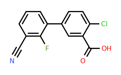 1262006-49-4 | 2-Chloro-5-(3-cyano-2-fluorophenyl)benzoic acid