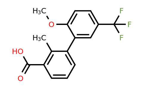 1262006-54-1 | 3-(2-Methoxy-5-trifluoromethylphenyl)-2-methylbenzoic acid