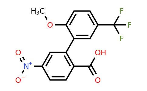 1262006-58-5 | 2-(2-Methoxy-5-trifluoromethylphenyl)-4-nitrobenzoic acid