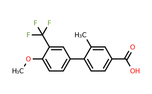 1262006-62-1 | 4'-Methoxy-2-methyl-3'-(trifluoromethyl)-[1,1'-biphenyl]-4-carboxylic acid