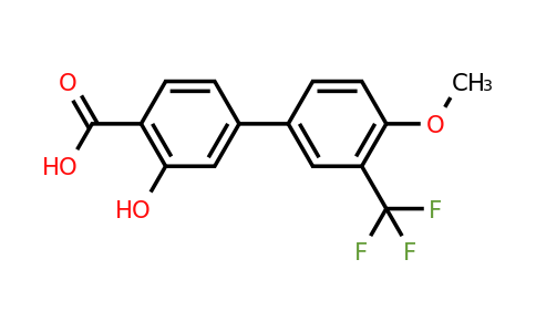 1262006-64-3 | 2-Hydroxy-4-(4-methoxy-3-trifluoromethylphenyl)benzoic acid