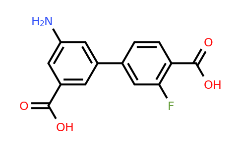 1262006-72-3 | 3-Amino-5-(4-carboxy-3-fluorophenyl)benzoic acid