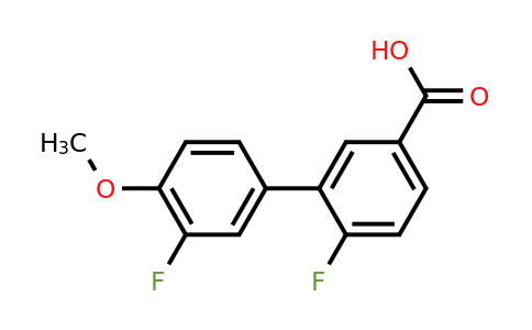 1262006-73-4 | 4-Fluoro-3-(3-fluoro-4-methoxyphenyl)benzoic acid