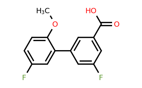 1262006-88-1 | 5-Fluoro-3-(5-fluoro-2-methoxyphenyl)benzoic acid