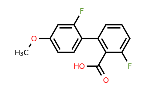 1262007-87-3 | 6-Fluoro-2-(2-fluoro-4-methoxyphenyl)benzoic acid