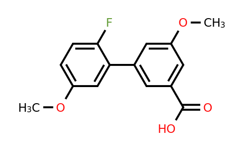 1262008-03-6 | 3-(2-Fluoro-5-methoxyphenyl)-5-methoxybenzoic acid