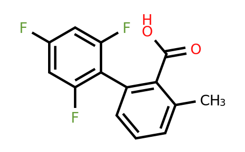 1262008-19-4 | 6-Methyl-2-(2,4,6-trifluorophenyl)benzoic acid