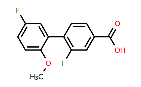 1262008-58-1 | 3-Fluoro-4-(5-fluoro-2-methoxyphenyl)benzoic acid