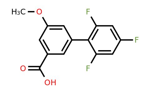 1262008-61-6 | 5-Methoxy-3-(2,4,6-trifluorophenyl)benzoic acid