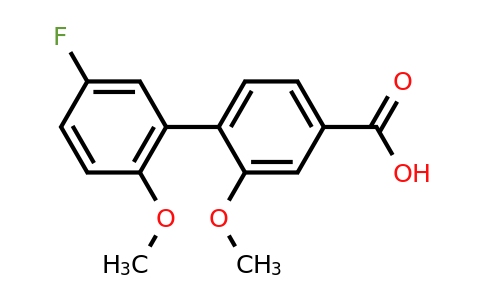 1262008-72-9 | 4-(5-Fluoro-2-methoxyphenyl)-3-methoxybenzoic acid