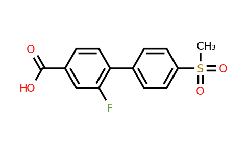1262009-59-5 | 3-Fluoro-4-(4-methylsulfonylphenyl)benzoic acid