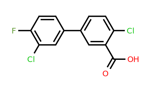 1262010-23-0 | 2-Chloro-5-(3-chloro-4-fluorophenyl)benzoic acid