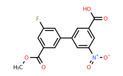 1262010-31-0 | 3-(3-Fluoro-5-methoxycarbonylphenyl)-5-nitrobenzoic acid