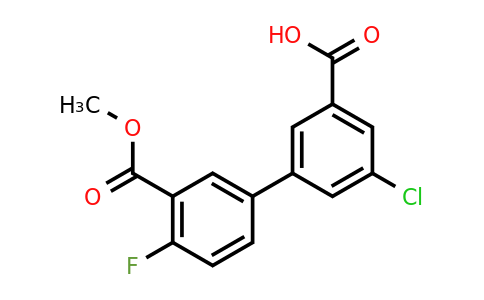 1262010-36-5 | 5-Chloro-3-(4-fluoro-3-methoxycarbonylphenyl)benzoic acid