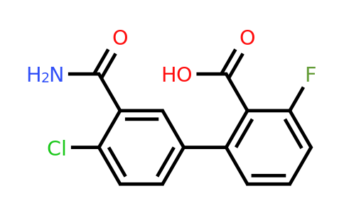 1262010-47-8 | 2-(3-Carbamoyl-4-chlorophenyl)-6-fluorobenzoic acid