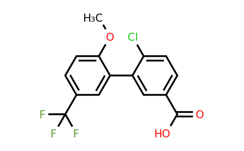 1262010-57-0 | 4-Chloro-3-(2-methoxy-5-trifluoromethylphenyl)benzoic acid