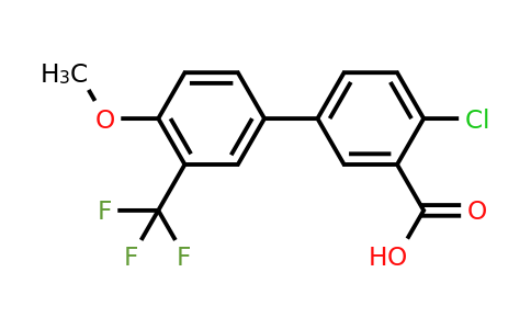 1262010-62-7 | 2-Chloro-5-(4-methoxy-3-trifluoromethylphenyl)benzoic acid