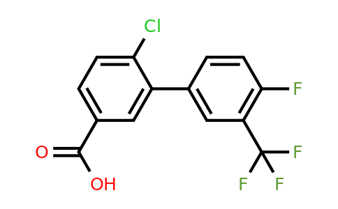 1262010-70-7 | 4-Chloro-3-(4-fluoro-3-trifluoromethylphenyl)benzoic acid