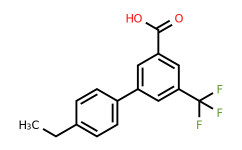 1262011-04-0 | 3-(4-Ethylphenyl)-5-trifluoromethylbenzoic acid
