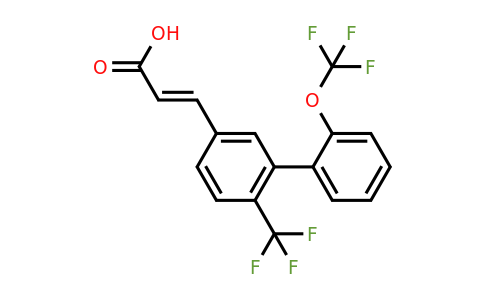 1262011-93-7 | 2'-(Trifluoromethoxy)-6-(trifluoromethyl)biphenyl-3-acrylic acid