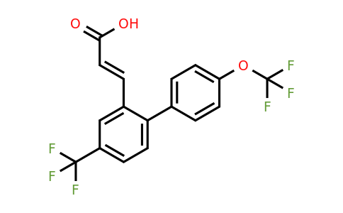 1262012-03-2 | 4'-(Trifluoromethoxy)-4-(trifluoromethyl)biphenyl-2-acrylic acid
