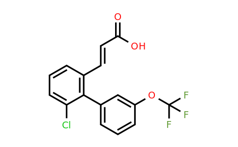 1262012-50-9 | 6-Chloro-3'-(trifluoromethoxy)biphenyl-2-acrylic acid