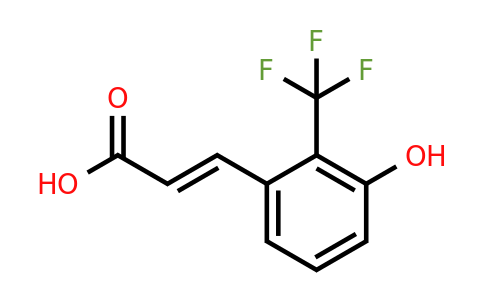 1262012-56-5 | 3-Hydroxy-2-(trifluoromethyl)cinnamic acid